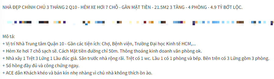 Nhà Phố, Mặt Tiền, Hẻm Xe Hơi, Nhà Cấp 4 Chính Chủ Bán Gấp Đường 3/2, Sổ Hồng Riêng! 5 tỷ